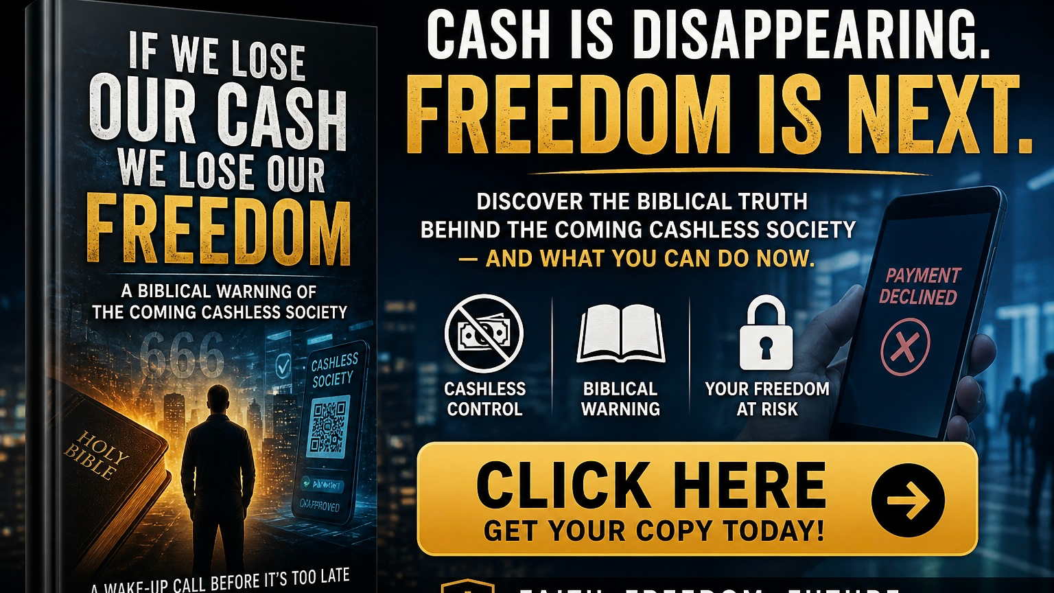 No cash no freedom